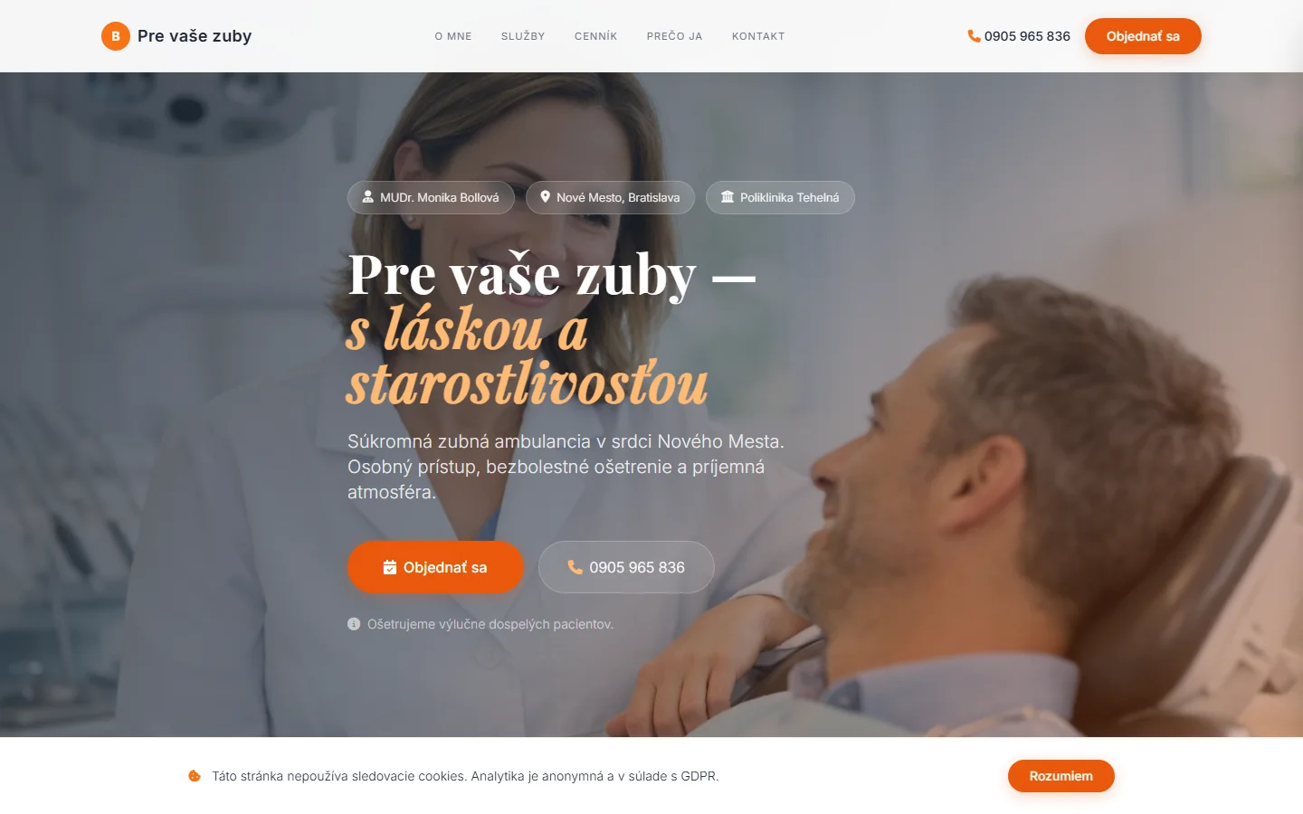 Web Pre vaše zuby